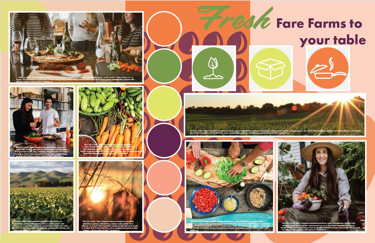 Fresh Fare Farms brand mood board